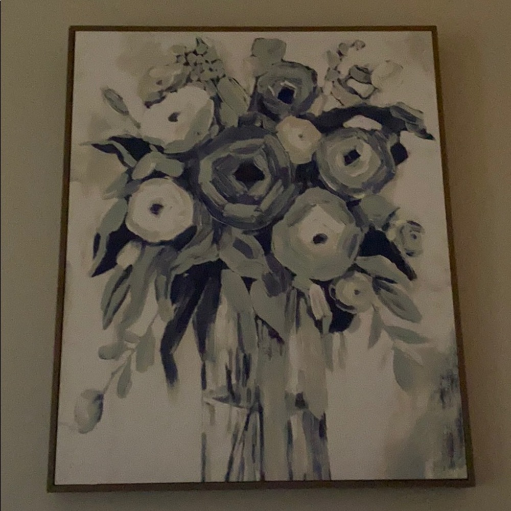 Flower wall decor